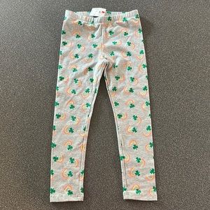 Cat & Jack Rainbow Shamrock Pants 4T